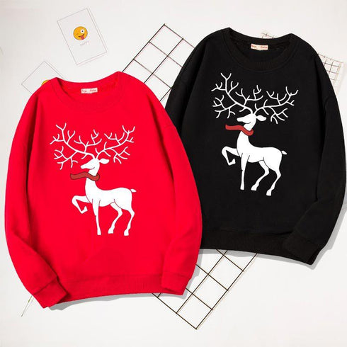 Christmas Sweat Warm Long Sleeve Top
